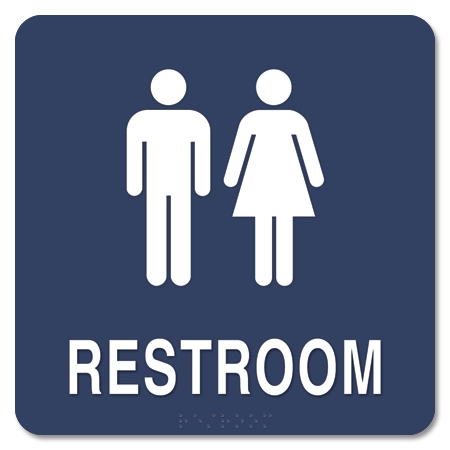 Unisex Restroom Signs | Gender Neutral Restroom Signs